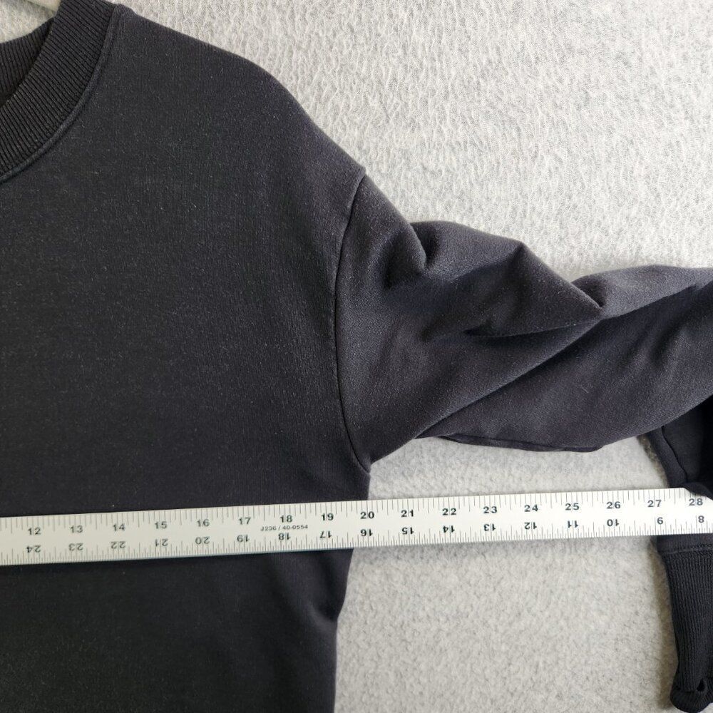 Athleta Sweatshirt Womens S Black Solitude Jersey Knit Pullover Loungewear Comfy - Picture 9 of 16